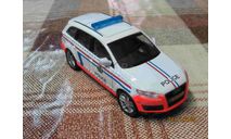 Dea.ПММ.№28 ’Полицейские Машины Мира’ 1/43 Audi Q7 (Полиция Люксембурга), журнальная серия Полицейские машины мира (DeAgostini), scale43