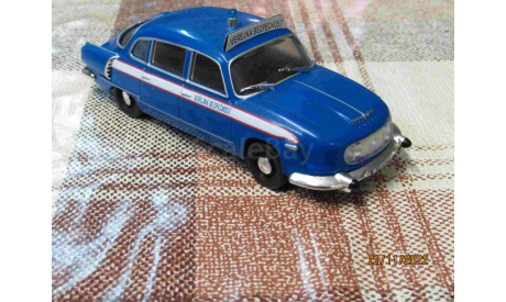 Dea.ПММ.№57 ’Полицейские Машины Мира’ 1/43 Tatra 603 (СОБ Чехословакии), журнальная серия Полицейские машины мира (DeAgostini), scale43