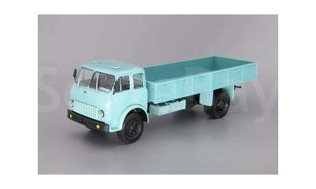 Н215 Наш  автопром 1/43 МАЗ-500Г бортовой, голубой, масштабная модель, scale43