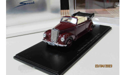 S1002 Spark 1/43 Mercedes Benz 220 Cabriolet B W187 1952 bordouex