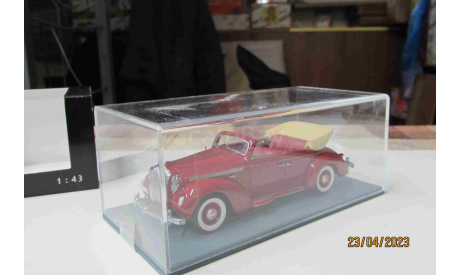 Neo43196 Neo 1/43 Opel Admiral Cabrio 1938 dark red, масштабная модель, scale43