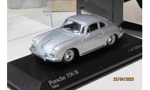 400084300 Minichamps 1/43 Porsche 356 B Coupe 1961 silver, масштабная модель, scale43