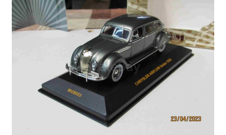 Mus033 Ixo 1/43 Chrysler Airflow sedan 1936, масштабная модель, scale43