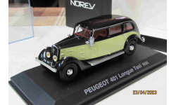 474103 Norev 1/43 Peugeot 401 Longue Taxi 1935