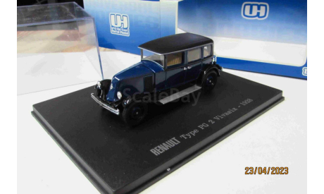 UH5059 Universal Hobbies 1/43 Renault type PG 2 Vivasix 1928 blue, масштабная модель, scale43