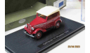 44353 Ebbro 1/43 Datsun 17 Phaeton 1938 red, масштабная модель, scale43