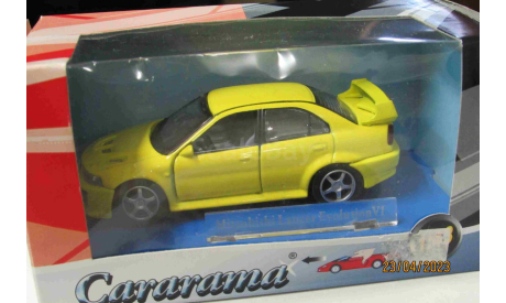 250PD Cararama 1/43 Mitsubishi Lancer Evolution VI lemon, масштабная модель, scale43