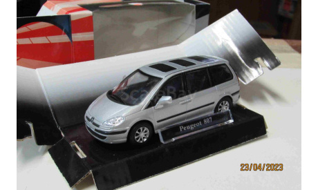 230D Cararama 1/43 Peugeot 807 siver, масштабная модель, scale43