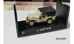 950 Cararama 1/43 Jeep Willis CJ-2A sand