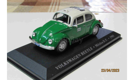 ALT043 Altaya 1/43 Volkswagen Beetle Mexico D.F. 1985, масштабная модель, scale43