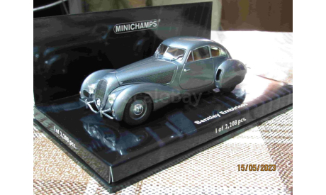 436 139820 Minichamps 1/43 Bentley Embiricos 1939 silver, масштабная модель, scale43
