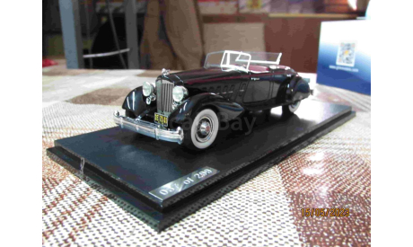 43107301 GLM 1/43 Packard Twelve Model 1108 LeBaron Sport Phaeton 1934 black(037 of 299), масштабная модель, scale43