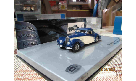 437 110130 Minichamps 1/43 1939 Bugatti Type 57C Aravis The Mullin Automotive Museum Collection, масштабная модель, scale43