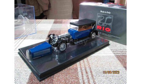 rio 4241 Rio 1/43 Bugatti 41 Royale Torpedo closed 1927 blue, масштабная модель, scale43