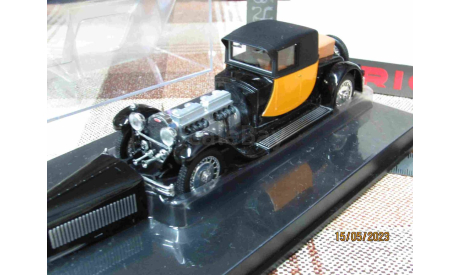 rio 4233 Rio 1/43 Bugatti 41 Royale Coupe Napoleon 1929 yellow/black, масштабная модель, scale43