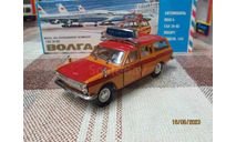 б/н Саратов 1/43 Газ 24-02 Аэрофлот с МИ, масштабная модель, scale43