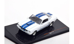 CLC438 Ixo 1/43 FORD Mustang Shelby GT 350 1965 White/Blue