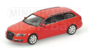 400013010 Minichamps 1/43 Audi A6 Avant 2004 red, масштабная модель, 1:43