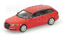 400013010 Minichamps 1/43 Audi A6 Avant 2004 red, масштабная модель, scale43