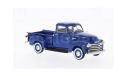 WB081 Whitebox 1/43 CHEVROLET 3100 Pick-Up 1950 Blue, масштабная модель, 1:43