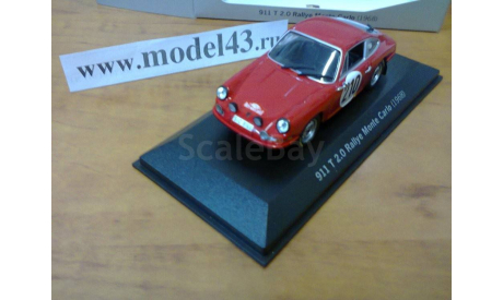 Dealer Minichamps 1/43 Porsche 911T 2.0 #210 Elford/Stoune Winner Rally Monte Carlo 1968, масштабная модель, 1:43