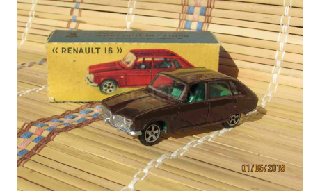 ДФИ(Донецк) 1/43 Renault 16 (пластик) коричневый, масштабная модель, ​ДФИ(Донецк), 1:43