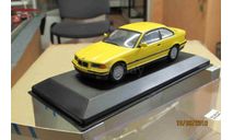 430 023321 Minichamps 1/43 BMW 3-series coupe yellow, масштабная модель, scale43