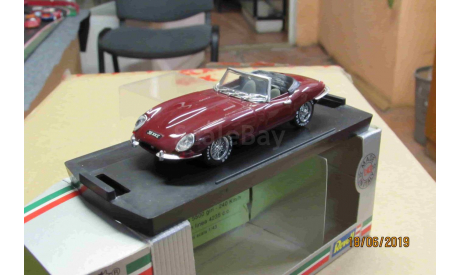 8461 BOX(Italy) 1/43 Jaguar E- Type Cabrio бордовый, масштабная модель, scale43