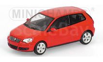 400054400 Minichamps 1/43 VW Polo 2005 Red, масштабная модель, Volkswagen, 1:43