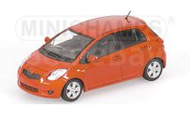 400166500 Minichamps 1/43 Toyota Yaris 2005 Red, масштабная модель, scale43