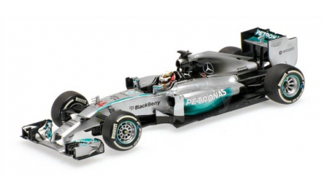 410140344 Minichamps 1/43 MERCEDES AMG PETRONAS F1 TEAM W05 - LEWIS HAMILTON - WINNER CHINESE GP 2014, масштабная модель, scale43, Mercedes-Benz