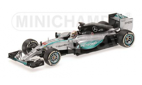 410150044 MERCEDES AMG PETRONAS F1 TEAM W06 HYBRID - LEWIS HAMILTON - WINNER AUSTRALIAN GP 2015, масштабная модель, Minichamps, scale43, Mercedes-Benz