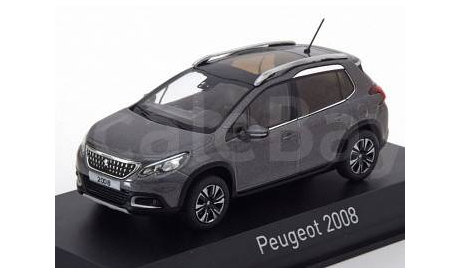 479848 Norev 1/43 PEUGEOT 2008 кроссовер (рестайлинг) 2016 Platinium Grey, масштабная модель, scale43