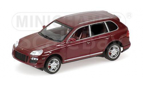 400066270 Minichamps 1/43 2006 Porsche Cayenne Turbo, metallic red, масштабная модель, scale43