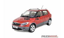 2277R Paudi Model 1/18 Skoda Fabia Scout 2012(Red), масштабная модель, scale18, Škoda