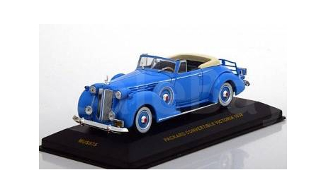 MUS075 Ixo 1/43 PACKARD Victoria Convertible 1938 Light Blue, масштабная модель, scale43