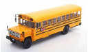 BUS004 IXO 1/43 школьный автобус GMC 6000 SCHOOL BUS 1990 Yellow, масштабная модель, scale43