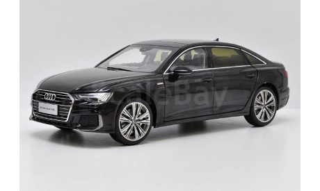 PET237 PET 1/18 Audi A6 L 2019 black, масштабная модель, 1:18