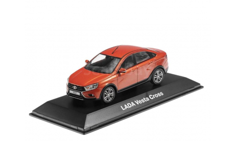 90501 1/43 Лада Веста Кросс Lada Vesta Cross оранжевый металлик, масштабная модель, Lada Image, scale43, ВАЗ