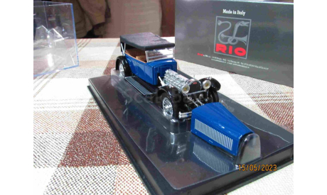 rio 4241 Rio 1/43 Bugatti 41 Royale Torpedo closed 1927 blue, масштабная модель, scale43
