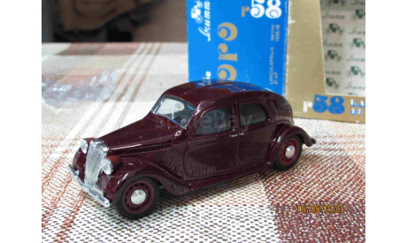 R58 Brumm 1/43 Lancia Aprila Berlina maroon, масштабная модель, scale43
