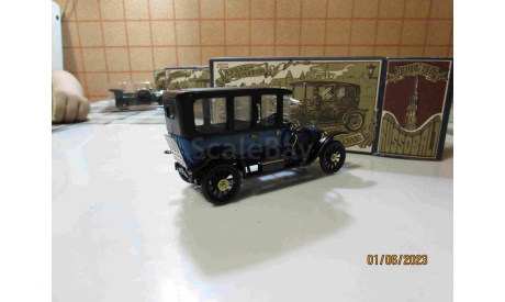 агат 1/43 Руссо-балт С 24/30 ’Лимузин-Берлин’ 1913, постномерной, масштабная модель, scale43, Руссо Балт