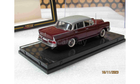 28705 Vitesse 1/43 Mercedes-Benz 220SE 1959 medium red, масштабная модель, scale43