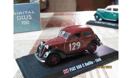 MM Atlas 1/43 Fiat 508 C Balilla #129 Mille Miglia1948, масштабная модель, scale43