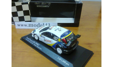 400038304 Minichamps 1/43 Ford Focus RS WRC Martin/Park Winners Rally Finland 2003, масштабная модель, scale43