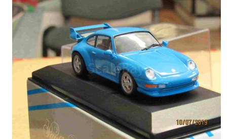 430 065001 Minichamps 1/43 Porsche 911 GT 2 street 1995 blue, масштабная модель, scale43