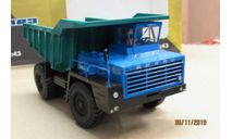 102354 Автоистория(Дилерские Белаз) 1/43 Белаз 540А синий/зелёный, масштабная модель, scale43