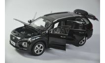 dealer CMF 1/18 Hyundai SantaFe 2019 black, масштабная модель, scale18