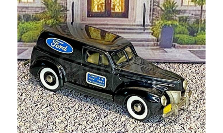 BRK 009 Brooklin 1/43 Ford Sedan Delivery Van ’Ford’ 1940 Black, масштабная модель, scale43