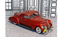 DC-4 Durham Classics 1/43 Lincoln Zephyr 2-door Coupe Hard Top 1938 cherry, масштабная модель, scale43